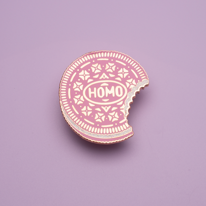 Homo Cookie Enamel Pin