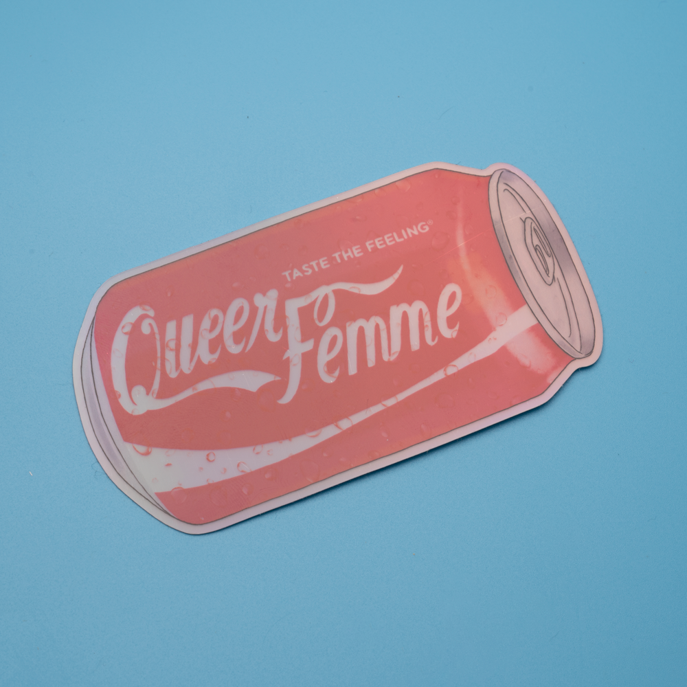 Queer Femme COKE Sticker
