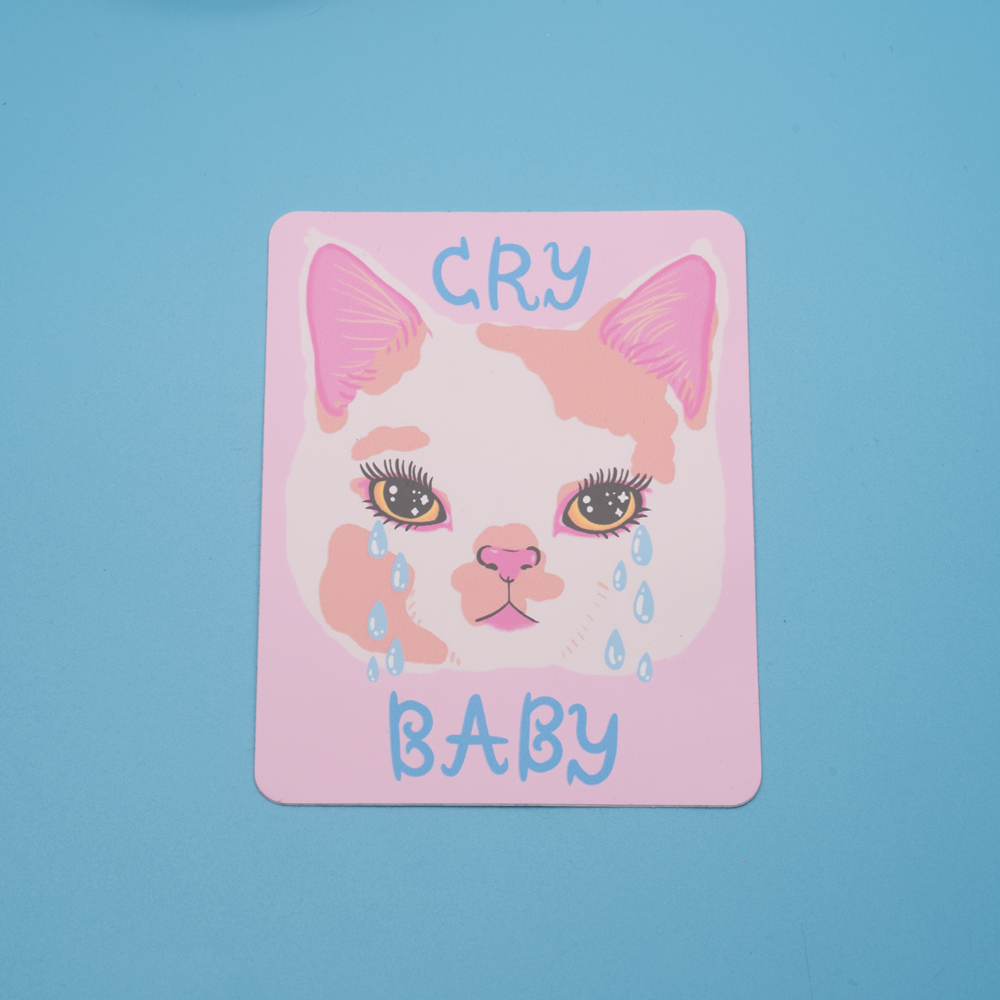 Cry baby sticker