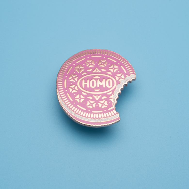 Homo Cookie Enamel Pin