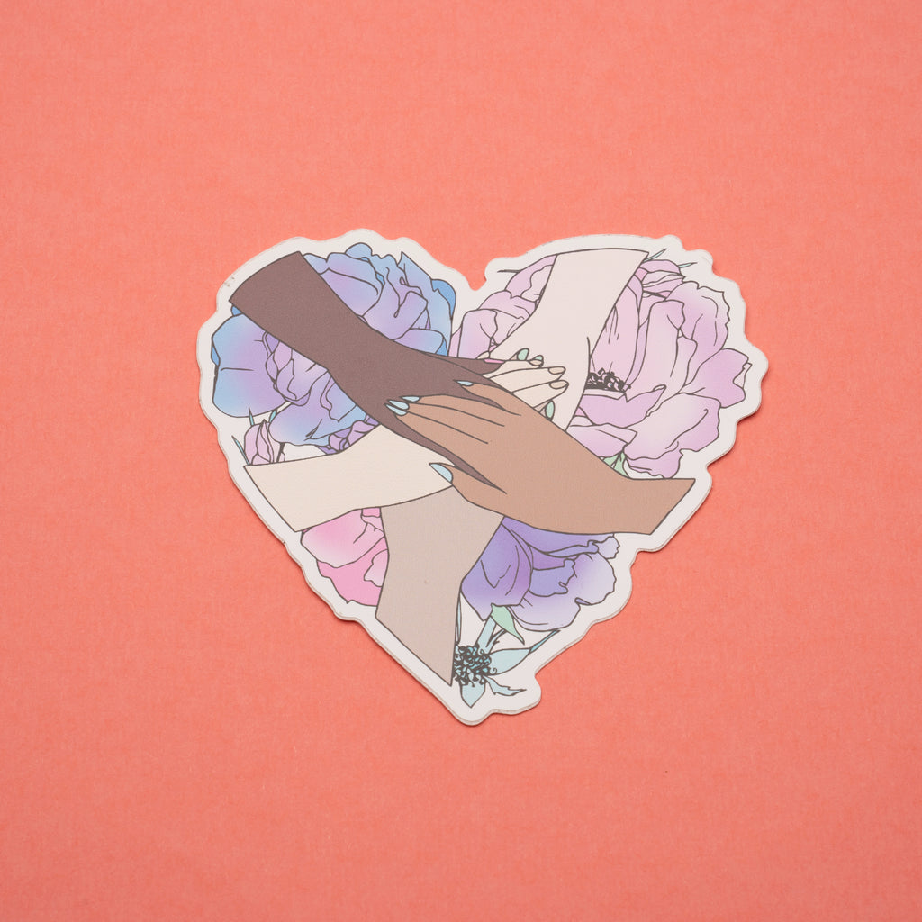 All Hands Support Sticker - MUKA