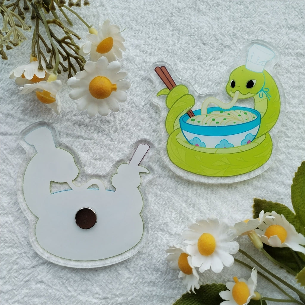 Danger Noodle Chef Sticker + Magnet Set - MUKA