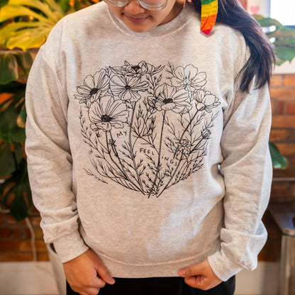 Floral "Feelings" Sweater