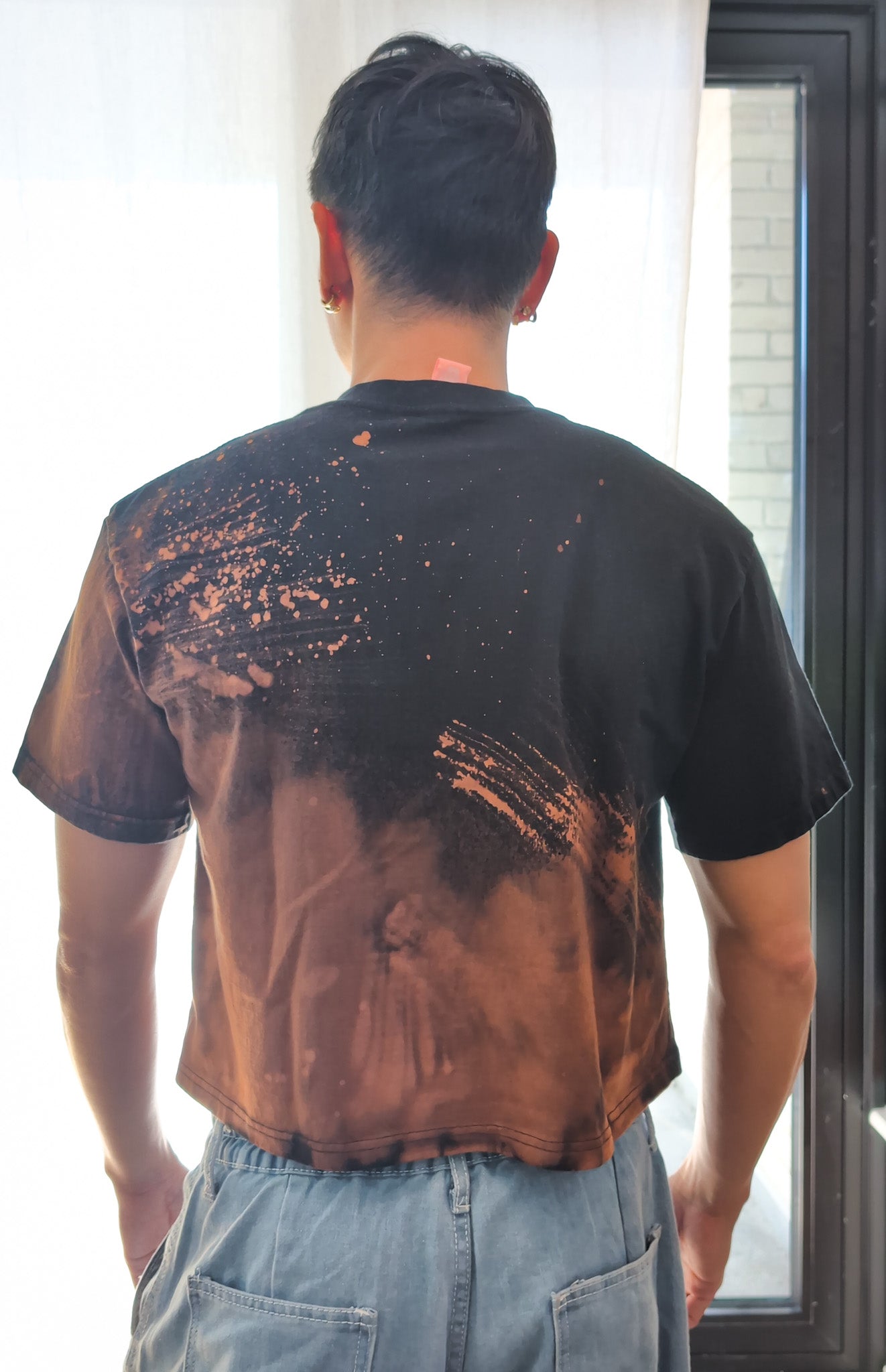 MW x M Portrait Bleached High Hip Tee - MUKA