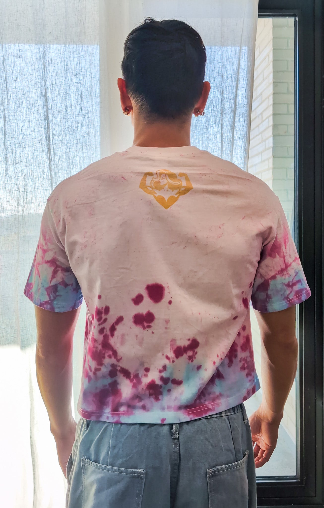 MW x M Portrait Tie Dye High Hip Tee - MUKA