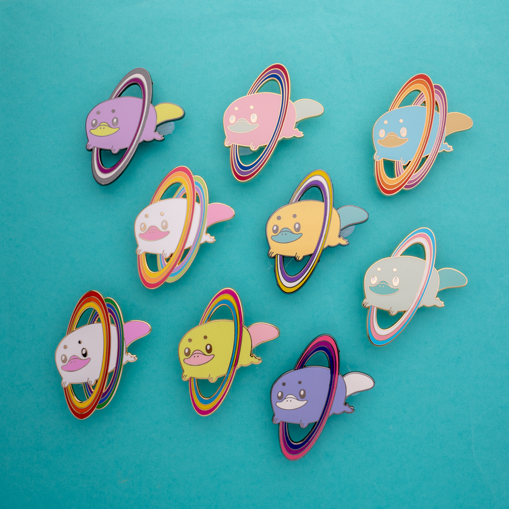 Pridapus Enamel Pins - MUKA