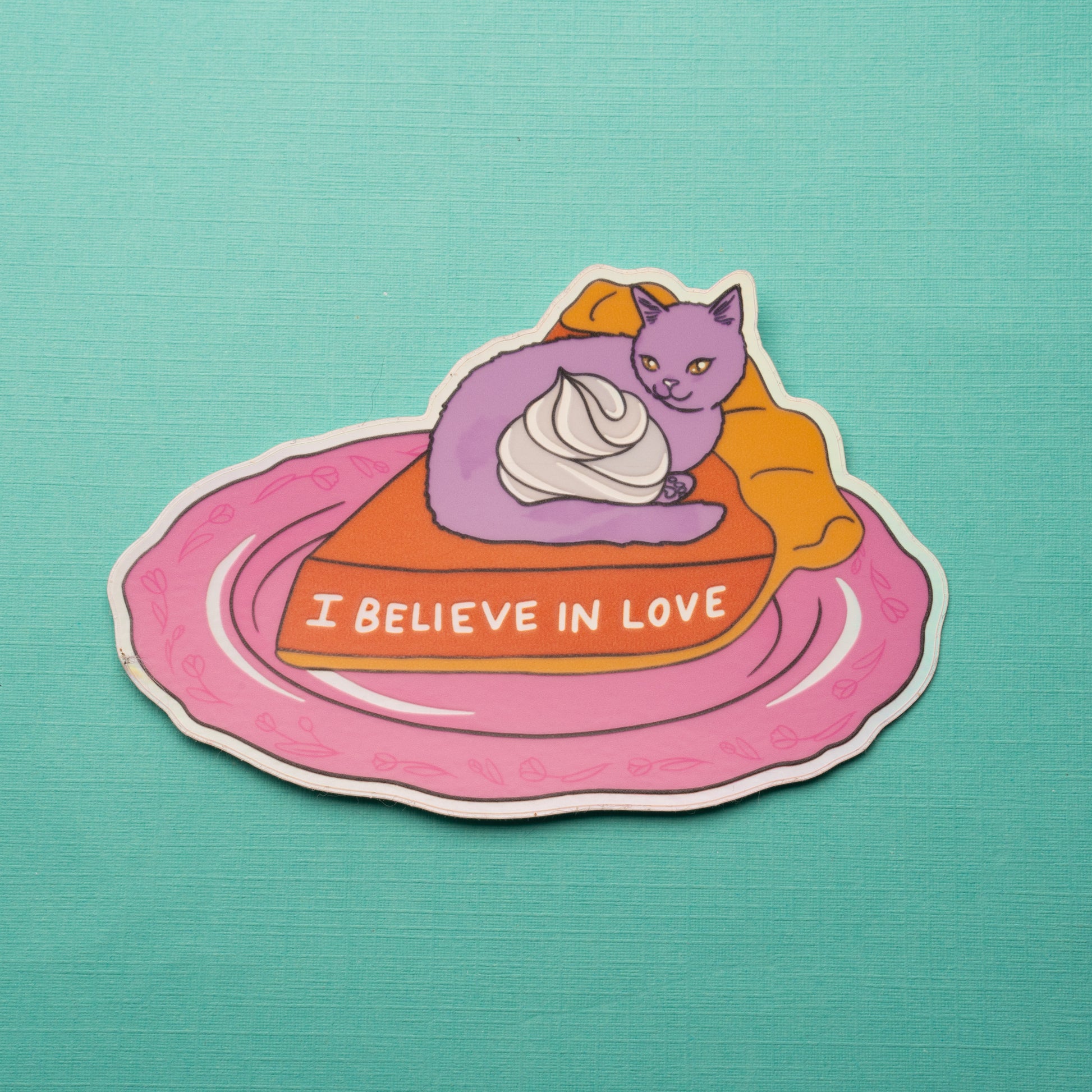 Pumpkin Pie Cat Sticker - MUKA
