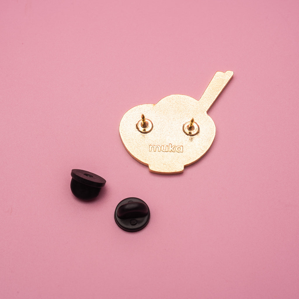 Rainbow Noodles Enamel Pin - MUKA