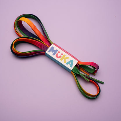 Shoelaces Rainbow Multi Colour