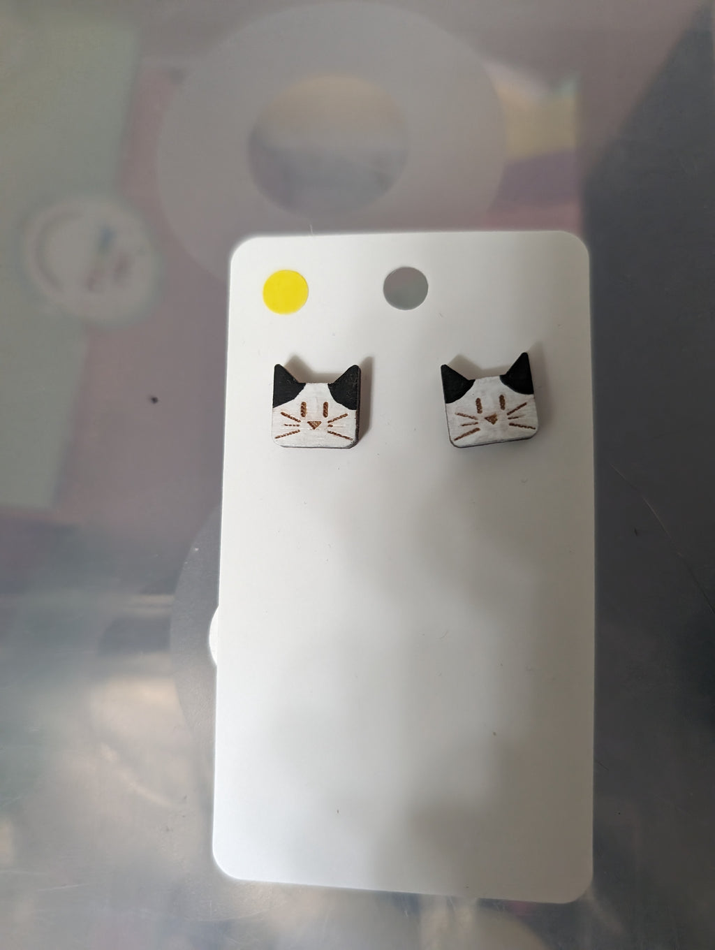 Square MuCat Earrings - MUKA