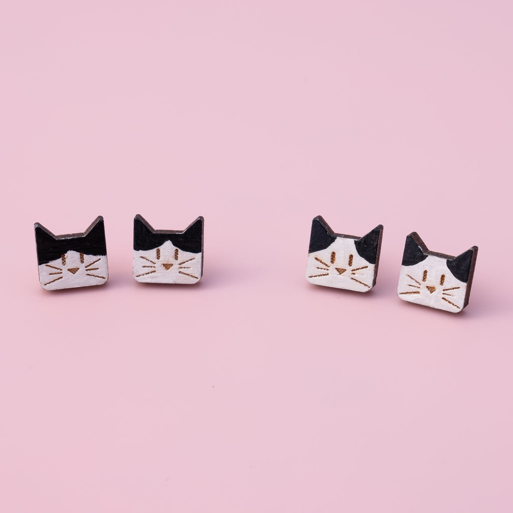 Square MuCat Earrings - MUKA