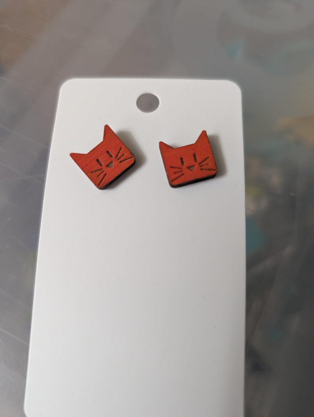 Square MuCat Earrings - MUKA
