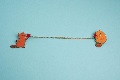 Beavers Chain Brooch - MUKA