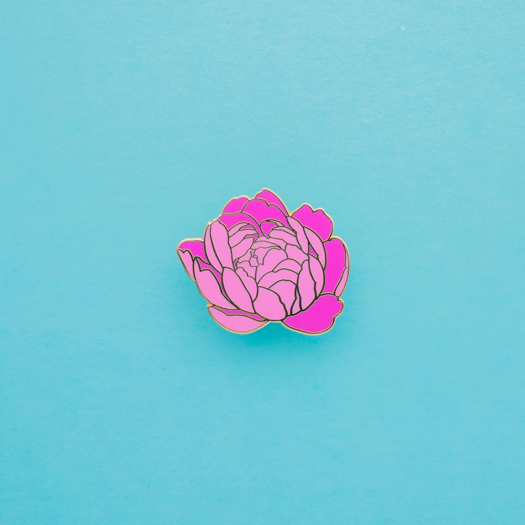 Peony Enamel Pin - MUKA
