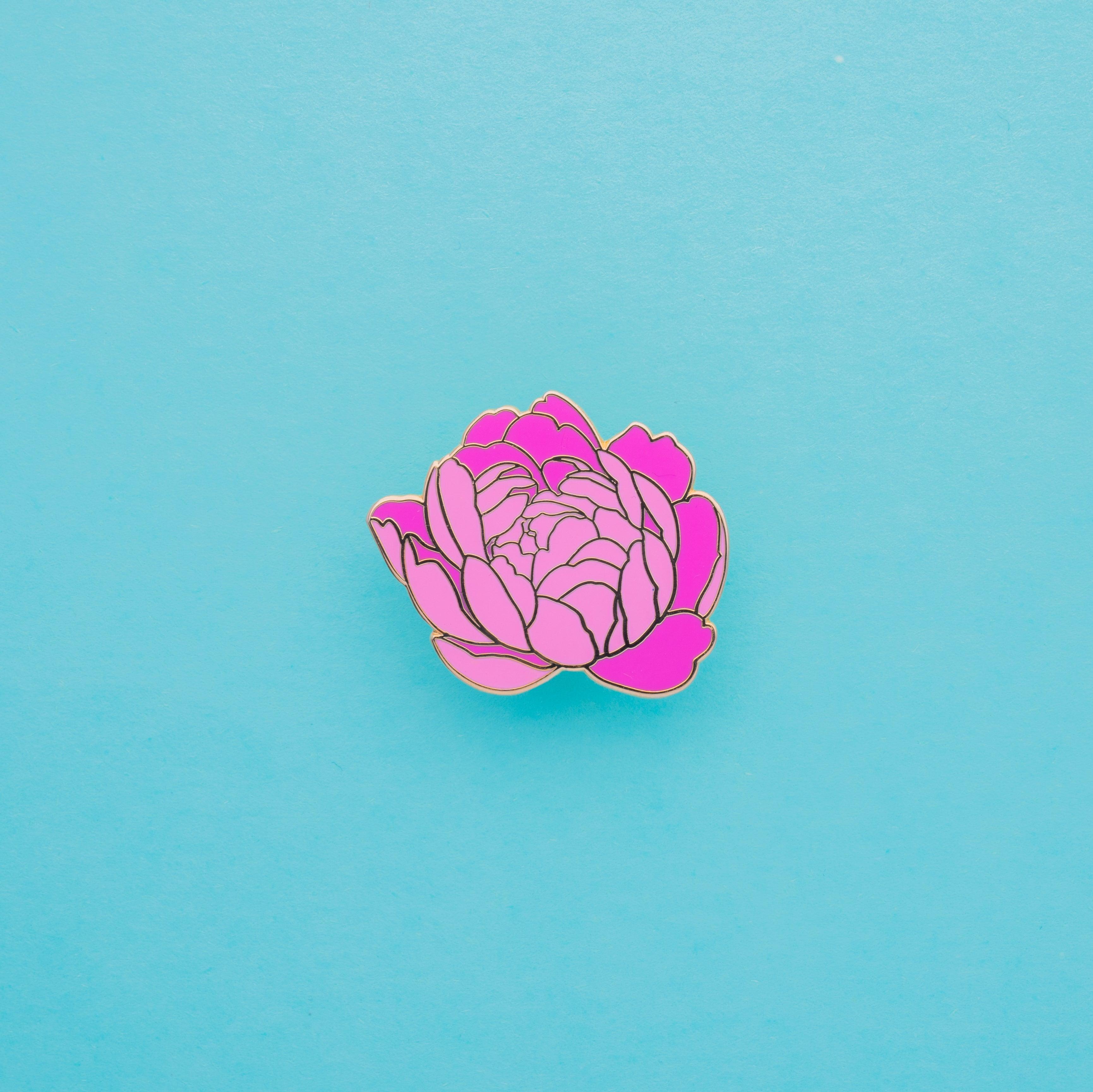 Peony Enamel Pin - MUKA