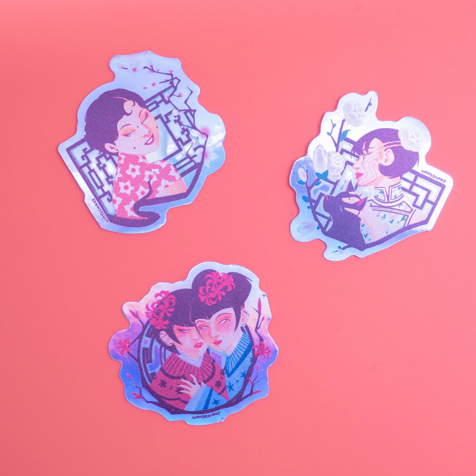 Vintage Beauties Holo Sticker - MUKA